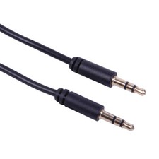 Image of Slim 3.5mm Stereo Aux Cable 0.5m, 1m, 1.5m, 2m, 3m, 5m, 7.5m, 10m Lengths