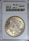 1921 P Morgan Silver Dollar ANACS MS-62 Soapbox Holder VAM 3 FREE FAST SHIPPING
