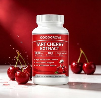 Good Grove Tart Cherry Extract Capsules, Goodgrove Tart Cherry Extract Supplemen