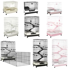 PawHut Rabbit or Small Animal Hutch/Cage