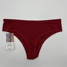 Hanky Panky M/L PlayStretch Natural Rise Thong 721664 Cayenne Red 23