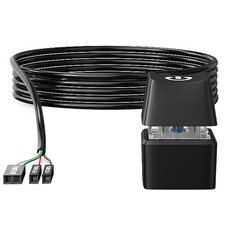 LED Computer Desktop Switch PC Motherboard External Power On/Off Button Cable m
