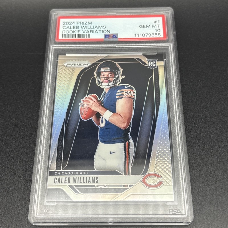 Caleb Williams 2024 Prizm Rookie Variation Silver Prizm PSA 10 Gem