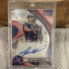 2024 Bowman's Best - Best of 2024 Autographs Arjun Nimmala #B24-AN Refractor 