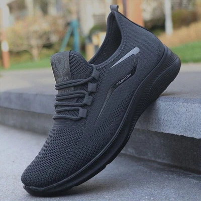 Mens Trainers Shoes Wide Fit Memory Foam Non Slip Casual Walking Sport Work Size - Image 1 of 4