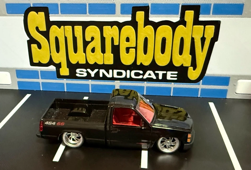 Custom M2 Machines Black OBS 1991 Chevrolet C1500 SS 454 HS42 3d Resin Wheels - Image 4 of 4