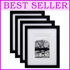 8x10 Wooden Photo Frames Set for Home  Office