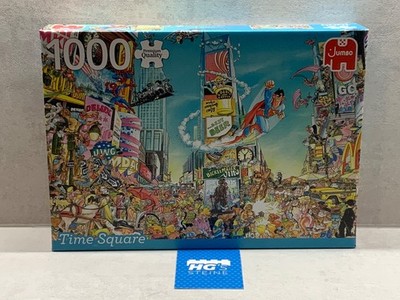 Jumbo Puzzle 1000 Teile Time Square Neu OVP Superhelden Attraktionen