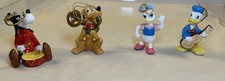 Disney Christmas ornaments Vintage 1970 Donald, Daisy, Goofy, Pluto