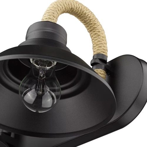 Golden Journey 3-Light Bathroom Vanity Light in Natural Black - Picture 4 of 5