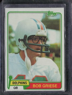 1981 Topps #482 Bob Griese