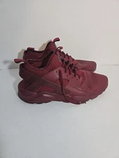 Nike Air Huarache Run Ultra Mens Size 11.5 Red Athletic Shoes (Missing Insoles)