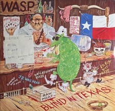 W.A.S.P. Blind In Texas Vinyl Record 12" EX/EX 12CL374 1985