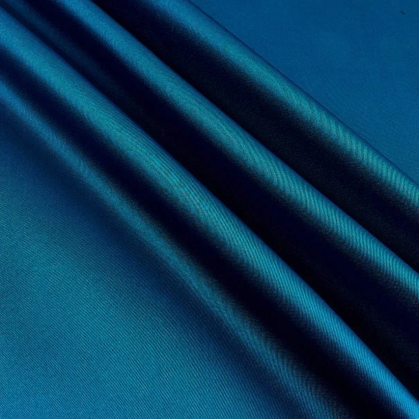 MULBERRY SILK SATIN fabric by the yard -Peacock silk fabric - Handmade silk - Image 3 of 3