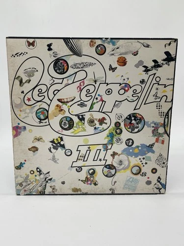 LED ZEPPELIN III 3 12" LP VG+ VINYL RECORD GATEFOLD ATLANTIC REISSUE 1970