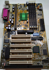 Flagship Slot 1 ASUS P3B-F Motherboard Rev 1.03 440BX , CPU  128 MB  Bonus