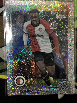 2024-25 Topps Chrome UEFA Club Competitions Antoni Milambo Speckle Refractor