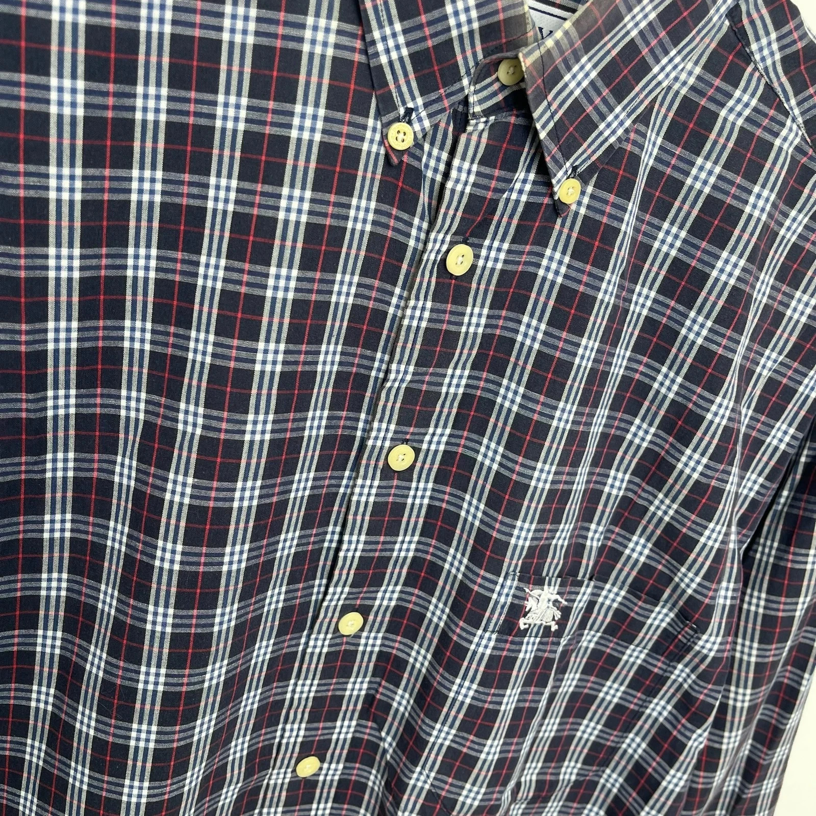 Burberry Navy Vintage Checked Shirt - M image 2