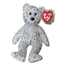Ty Beanie Baby The Beginning 2000 Sparkle Stars Bear w/ Tags