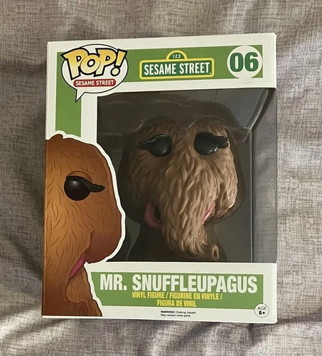 Funko Pop Mr. Snuffleupagus Sesame Street 6” Not Flocked New Snuffy Retired