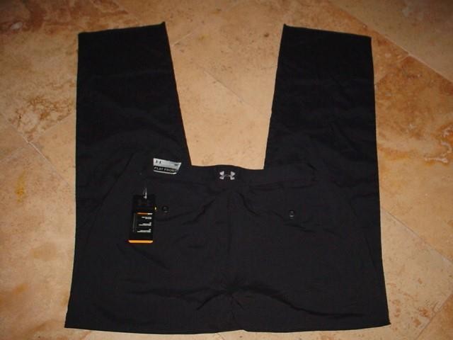 NWT UNDER ARMOUR UA UNDENIABLE ALL SEASONS GEAR GOLF PANTS BLACK SZ 36/36 $64 thumbnail 2