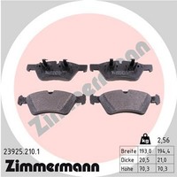 Bremsbelagsatz Scheibenbremse Zimmermann 23925.210.1 FüR Klasse Mercedes W164 GL