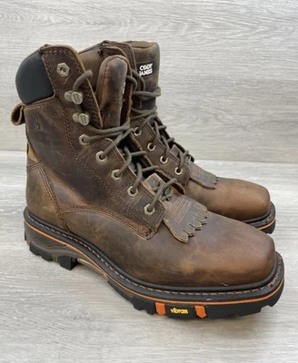 Vibram Solid Boots with Upper Leather Men display picture 3
