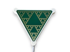 Módulo de antena fractal de onda escalar, chapado en oro 24k
