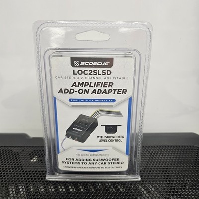 SCOSCHE LOC2SL Car Stereo 2-Channel Audio Adjustable Amplifier Add-On Adapter