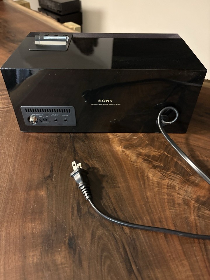 Sony Model ICF M1000 AM/FM Table Radio Tested, Working Order | eBay
