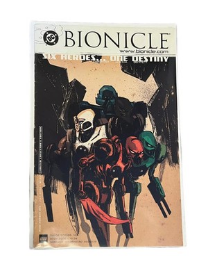 LEGO Bionicle Six Heroes One Destiny San Diego Comic Con Exclusive Collectors It