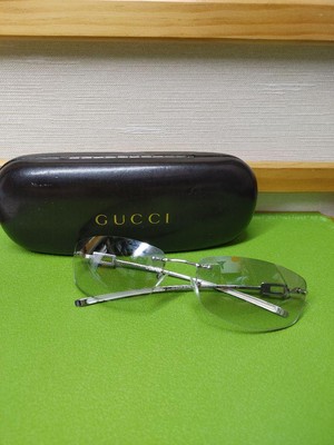 GUCCI linestone rimless sunglasses