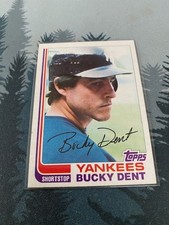 1982 Topps - Bucky Dent #240 - FREE SHIPPING