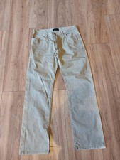 ROBERTO MANCINI Light Grey Cotton chino Trousers Size 34 Waist Good condition 