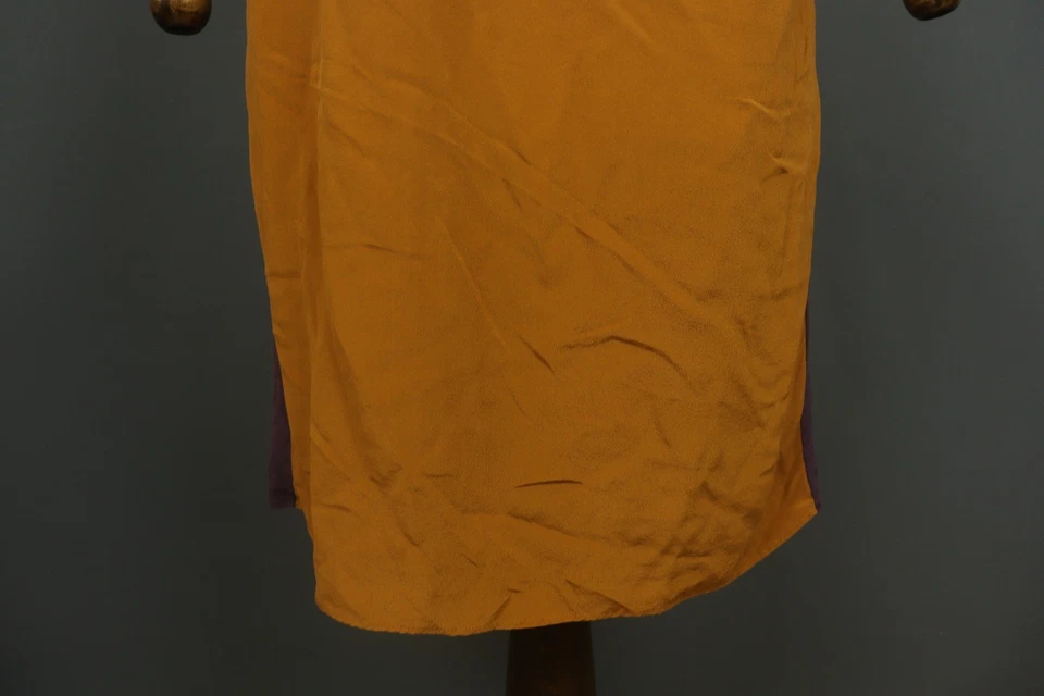 H&M Multi Colorblock Regular Fit Spaghetti Strap Round Neck Maxi Dress Size 38 - Image 4 of 4