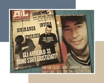 AL Aelle Magazin #43 #44 Feb/Mar 2000 (italienischer Hip Hop: ATPC, Piotta, Lugi)