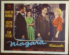 1952 NIAGARA 11X14 Lobby Card Movie Poster Marilyn Monroe