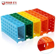 Test Tube Rack Plastic Lab Stand Rack 5x 4 Way Centrifuge Test Tube Holder New