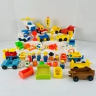 Vintage Fisher Price Little People Lot of 45 Figures Vehicles Furniture