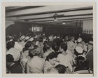 Vintage 1955 NYC Commuters Await Long Island Railroad Train Photo — photo 1
