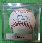 Cecil Fielder signed baseball
