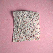 Disney Minnie Mouse Toddler Flat Sheet Pink Floral Polyester Gently Used