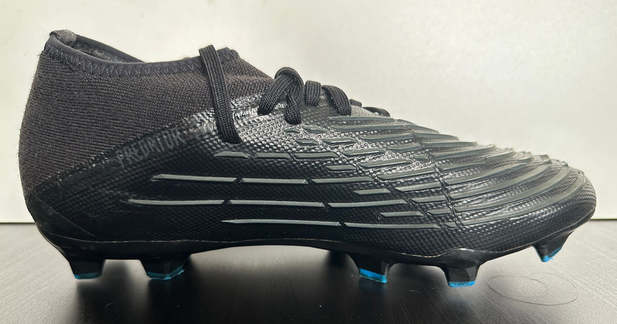 Adidas Predator Edge.3 FG Soccer Cleats, M 7.5 W 8.5, Black/White