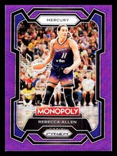 2024 Panini Prizm Monopoly WNBA - Rebecca Allen #18 Purple Wave Phoenix Mercury
