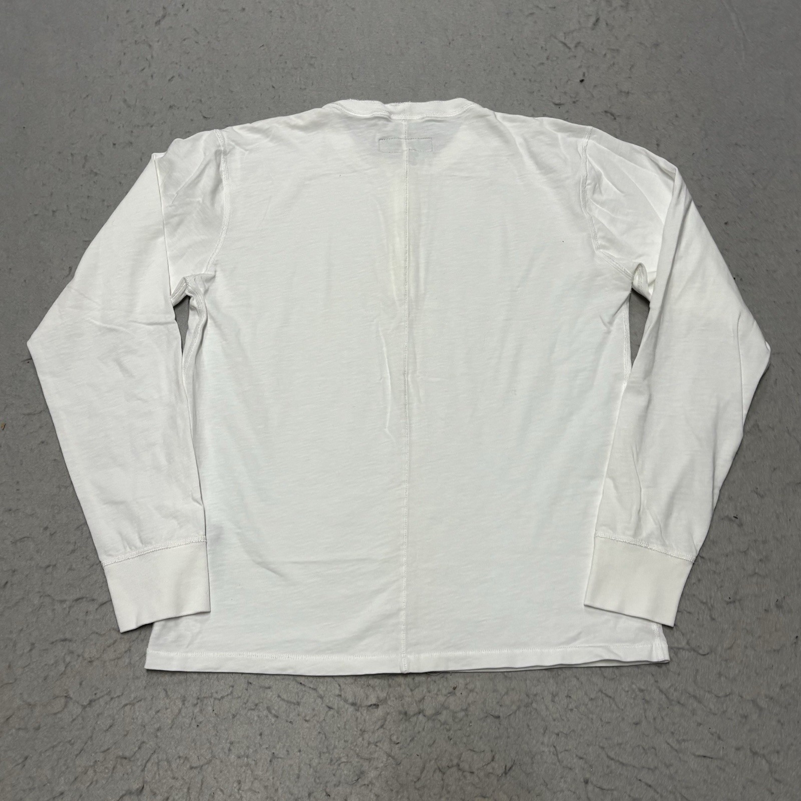 Rag & Bone Henley Shirt Mens L Off White Long Sleeve Casual Cotton Pullover 1188 thumbnail 7