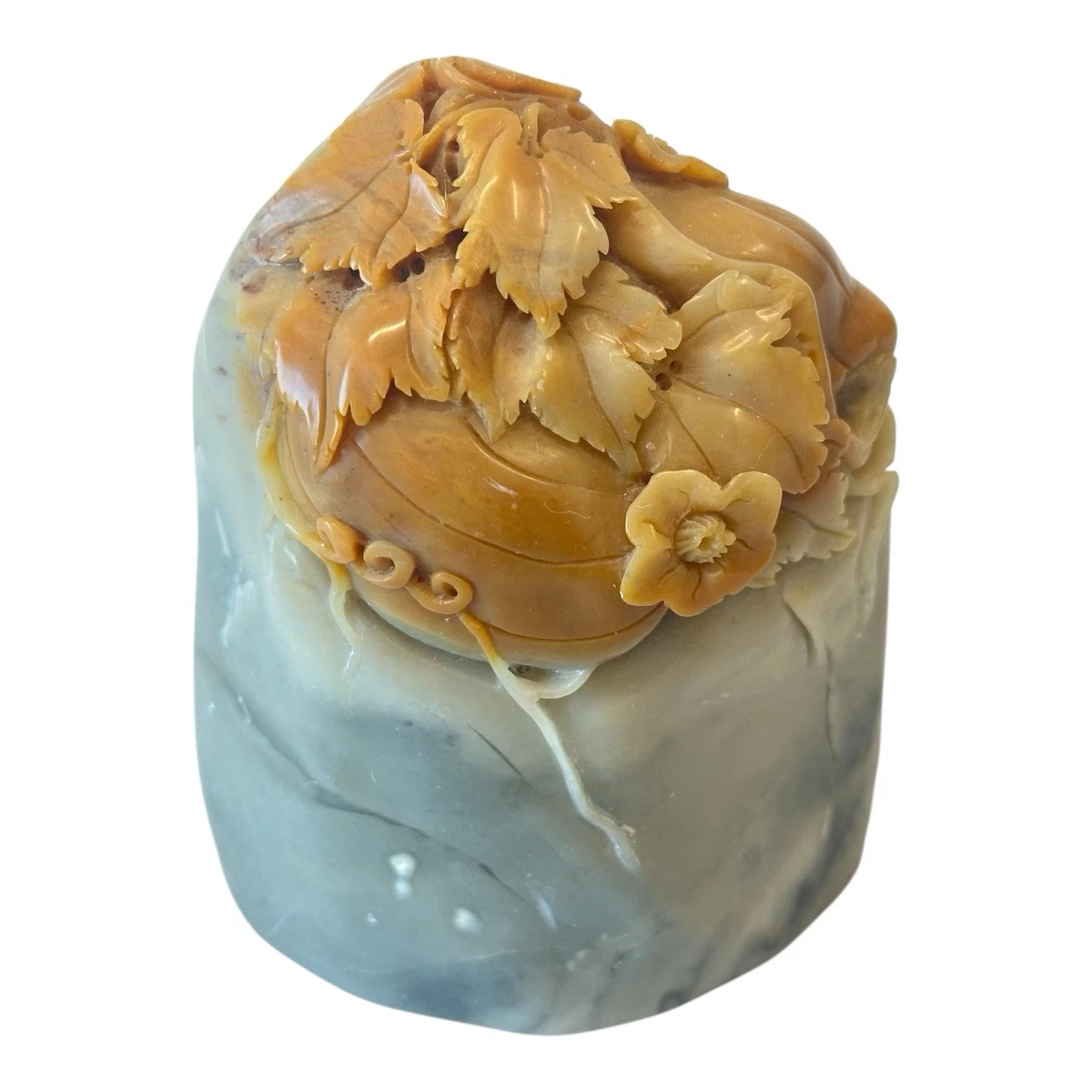 古董原始寿山石主中国风雕像、雕像| eBay