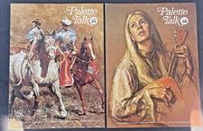 2 PALETTE TALK PB BY M GRUMBACHER INC 1979 & 1978 #37 & #38