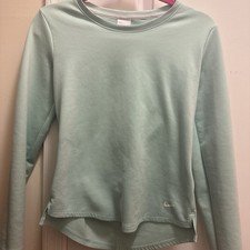 Nike Therma-FIT Women's Light Green Pullover Sweater XS Long Sleeve