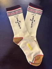    CACTUS JACK Travis Scott Socks   Beige   Size Large   Brand New SB Dunk
