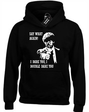 SAY WHAT AGAIN HOODY HOODIE FUNNY PULP RETRO JULES WINNFIELD EZEKIEL 